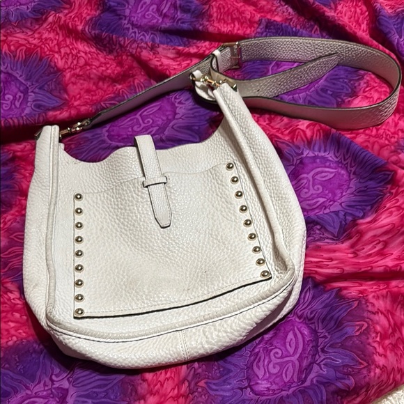 Rebecca Minkoff Handbags - Rebecca Minkoff white leather feed bag
